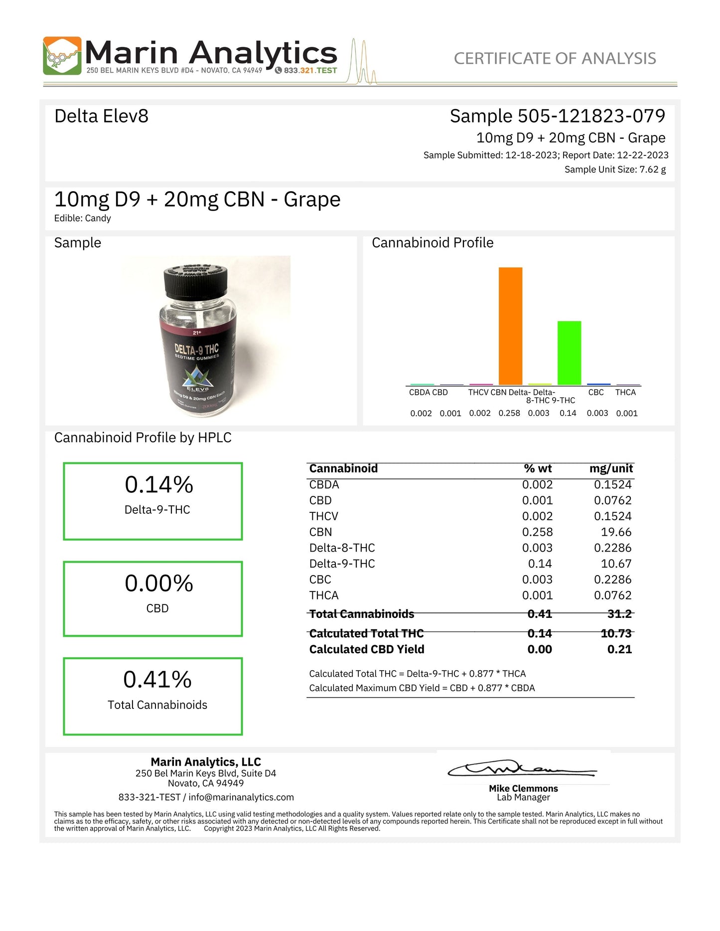 Delta Elev8- D9/CBN Bedtime Gummies from Elev8 at Elevate Evolution- Grab yours today for $39.99!