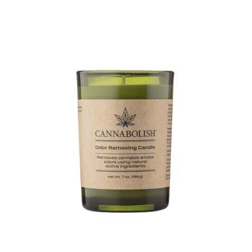 Cannabis Odor Removing Wintergreen Candle, 7 oz. from Cannabolish at Elevate Evolution- Grab yours today for $14.99!