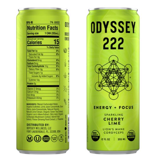 Odyssey Elixir- Sparkling Mushroom Drink from Odyssey Elixir at Elevate Evolution- Grab yours today for $4.99! 