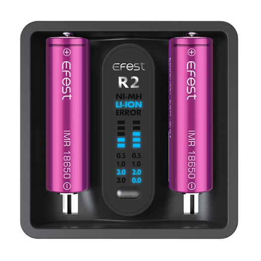 Efest Imate R2- 18650 Battery Charger from Efest at Elevate Evolution- Grab yours today for $19.99! 