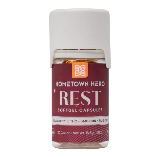 Hometown Hero Rest Softgel Capsules from Hometown Hero at Elevate Evolution- Grab yours today for $49.99! 