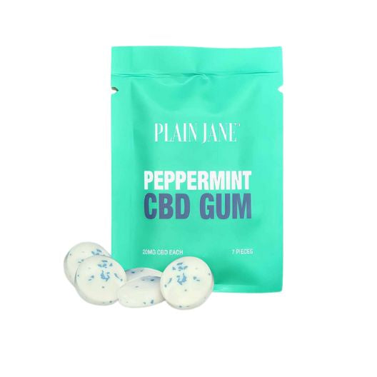 Plain Jane CBD Peppermint Gum from Plain Jane at Elevate Evolution- Grab yours today for $12.99! 