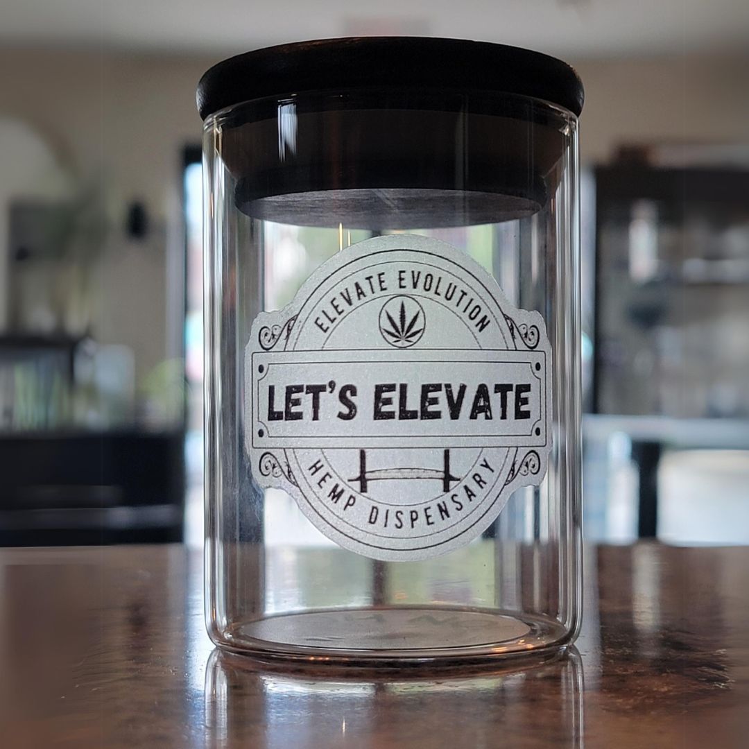 Let's Elevate Stash Jar from Elevate at Elevate Evolution- Grab yours today for $8.99! 