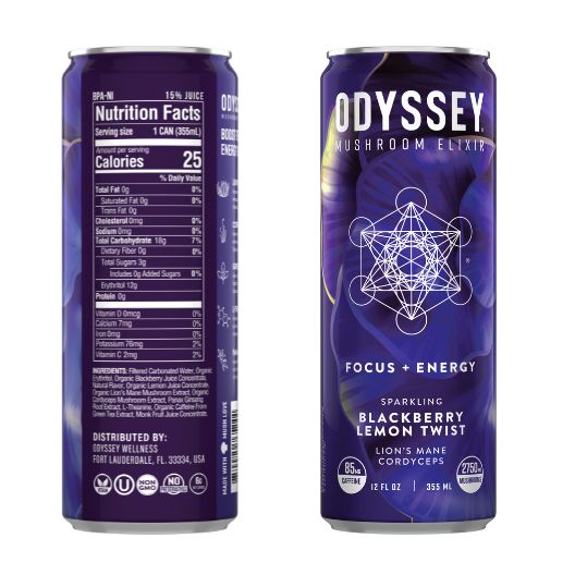 Odyssey Elixir- Sparkling Mushroom Drink from Odyssey Elixir at Elevate Evolution- Grab yours today for $4.99! 