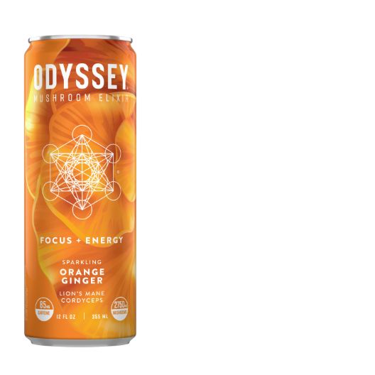 Odyssey Elixir- Sparkling Mushroom Drink from Odyssey Elixir at Elevate Evolution- Grab yours today for $4.99! 