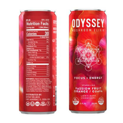 Odyssey Elixir- Sparkling Mushroom Drink from Odyssey Elixir at Elevate Evolution- Grab yours today for $4.99! 