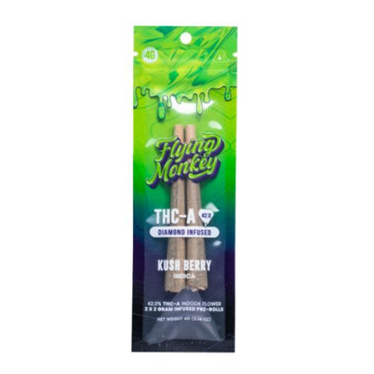 Flying Monkey THC-A - (2)- 2 gram Pre Rolls from Social Brands at Elevate Evolution- Grab yours today for $13.99! 