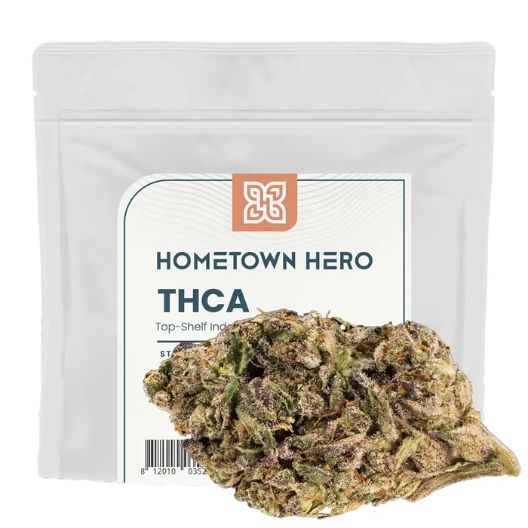 Hometown Hero THC-A Flower from Hometown Hero at Elevate Evolution- Grab yours today for $39.99! 