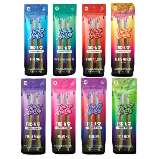 Flying Monkey THC-A - (2)- 2 gram Pre Rolls from Social Brands at Elevate Evolution- Grab yours today for $13.99! 