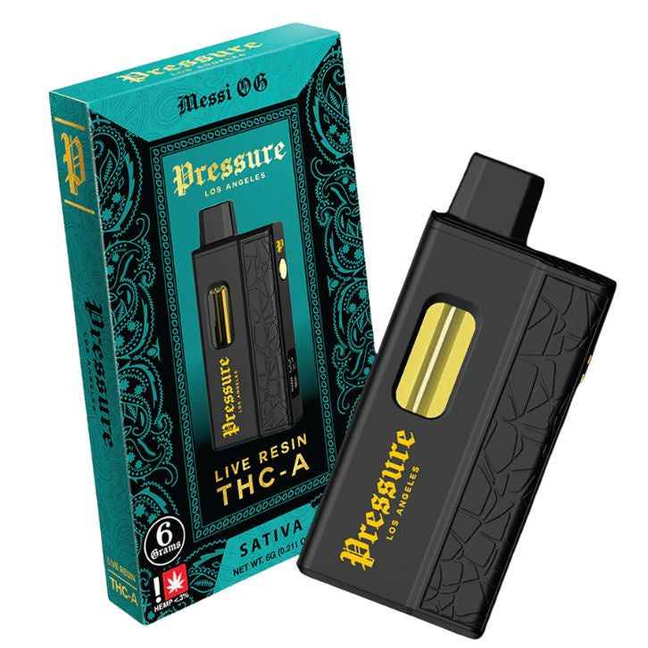 Pressure- Los Angeles THC-A 6 gram Disposable from Pressure at Elevate Evolution- Grab yours today for $44.99! 