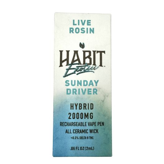 Habit Exotics Live Rosin Disposable from Habit CBD at Elevate Evolution- Grab yours today for $44.99! 