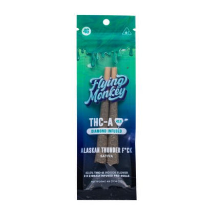 Flying Monkey THC-A - (2)- 2 gram Pre Rolls from Social Brands at Elevate Evolution- Grab yours today for $13.99! 