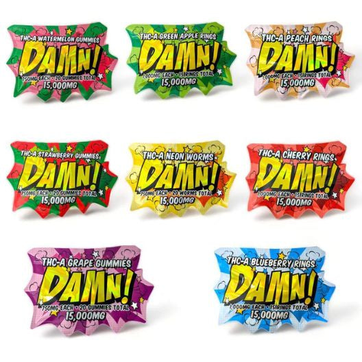 DAMN 15,000mg Total Gummy Packs from DAMN at Elevate Evolution- Grab yours today for $29.99! 