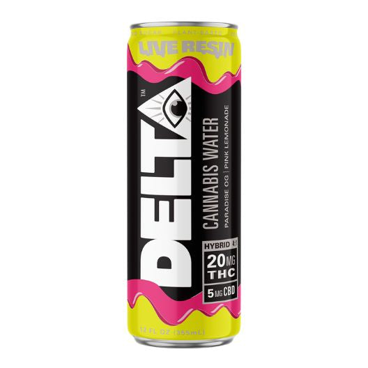 Delta 9 THC Water Hybrid- Pink Lemonade from Delta Cannabis Water at Elevate Evolution- Grab yours today for $7.99! 