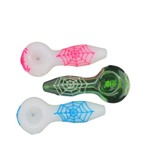 Glow in the Dark Spider Hand Pipe from Not specified at Elevate Evolution- Grab yours today for $14.99! 