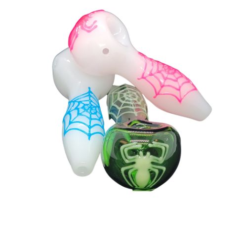 Glow in the Dark Spider Hand Pipe from Not specified at Elevate Evolution- Grab yours today for $14.99! 