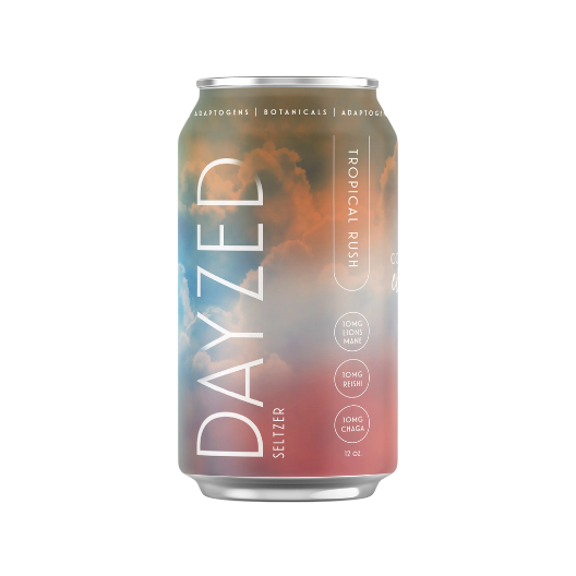 Dayzed Botanical & Adaptogenic Functional Mushroom Seltzer from Dayzed at Elevate Evolution- Grab yours today for $5.99! 