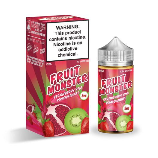 Fruit Monster Strawberry Kiwi Pomegranate-100ml from Fruit Monster at Elevate Evolution- Grab yours today for $22.99! 