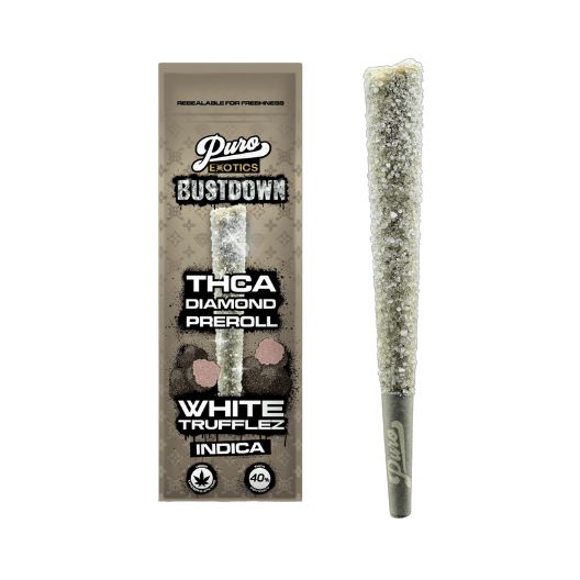 PURO’s Bustdown Preroll- 2g THC-A Diamond from Puro exotics at Elevate Evolution- Grab yours today for $16.99! 