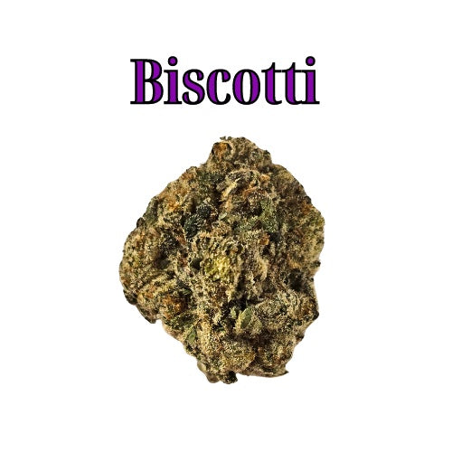 Biscotti 33% Indica/Hybrid THC-A Flower from Not specified at Elevate Evolution- Grab yours today for $14.99! 