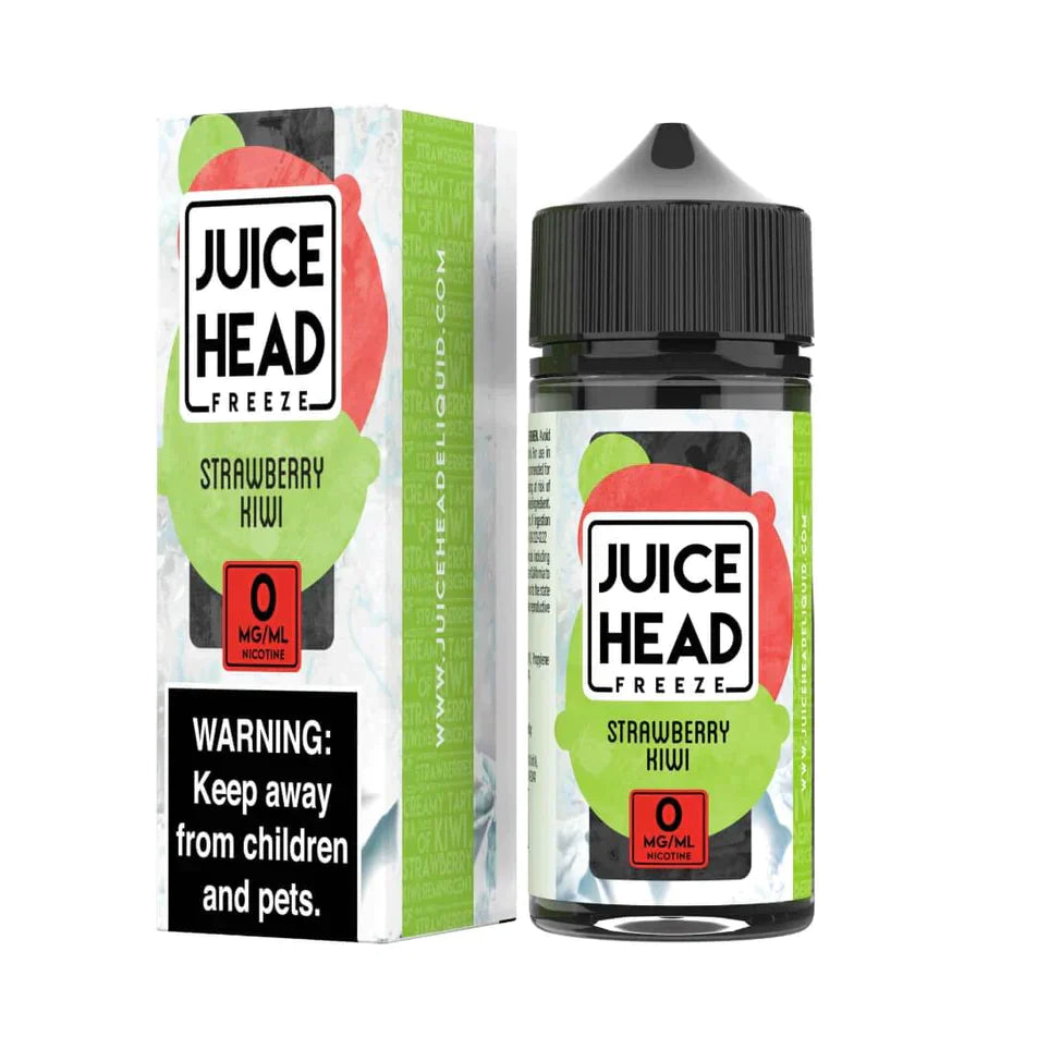 Juice Head Strawberry Kiwi Freeze 100ml 0mg from Juice Head at Elevate Evolution- Grab yours today for $22.99! 