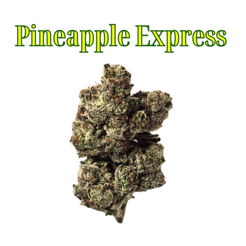 Pineapple Express 20% Sativa/Hybrid THC-A Flower from Not specified at Elevate Evolution- Grab yours today for $14.99! 