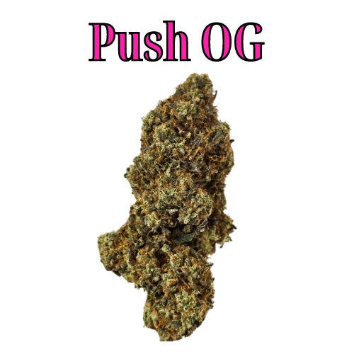 Push OG 26% Indica/Hybrid THC-A Flower from Not specified at Elevate Evolution- Grab yours today for $14.99! 