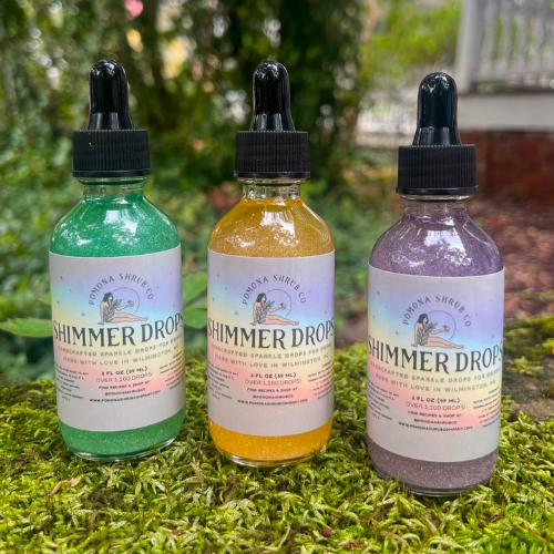 Pomona Shrub Co Shimmer Drops from Pomona Shrub Co at Elevate Evolution- Grab yours today for $10.99! 