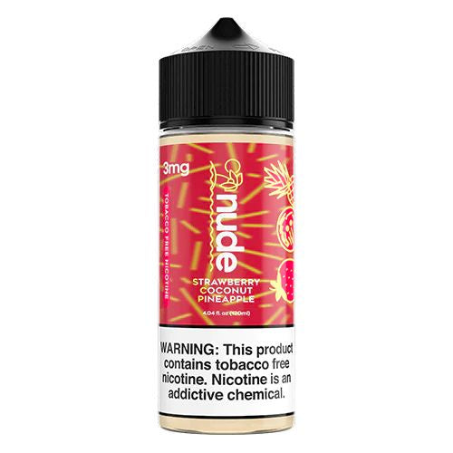 Nude Strawberry Coconut Pineapple SCP 120ml from Nude at Elevate Evolution- Grab yours today for $26.99! 