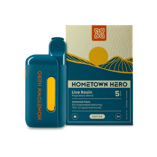 Hometown Hero Five-gram THC-A Disposable from Hometown Hero at Elevate Evolution- Grab yours today for $59.99! 