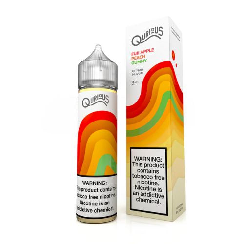 Qurious Fuji Apple Peach Gummy 60ml from Qurious at Elevate Evolution- Grab yours today for $4.99! 