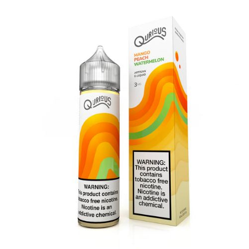 Qurious Mango Peach Watermelon 60ml from Qurious at Elevate Evolution- Grab yours today for $4.99! 