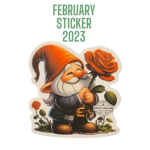 February Sticker from Bud Box at Elevate Evolution- Grab yours today for $1.49! 