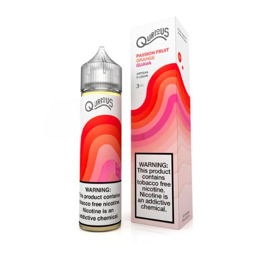 Qurious Passion Fruit Orange Guava 60ml from Qurious at Elevate Evolution- Grab yours today for $4.99! 