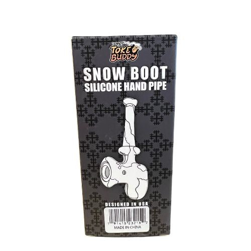 Toke Buddy Snow Boot Silicone Hand Pipe from Toke Buddy at Elevate Evolution- Grab yours today for $19.99! 