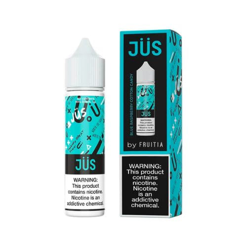 JUS Blue Raspberry Cotton Candy 60ml from JUS at Elevate Evolution- Grab yours today for $15.19! 