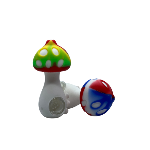 Silicone Mushroom Hand Pipe from Not specified at Elevate Evolution- Grab yours today for $9.99! 