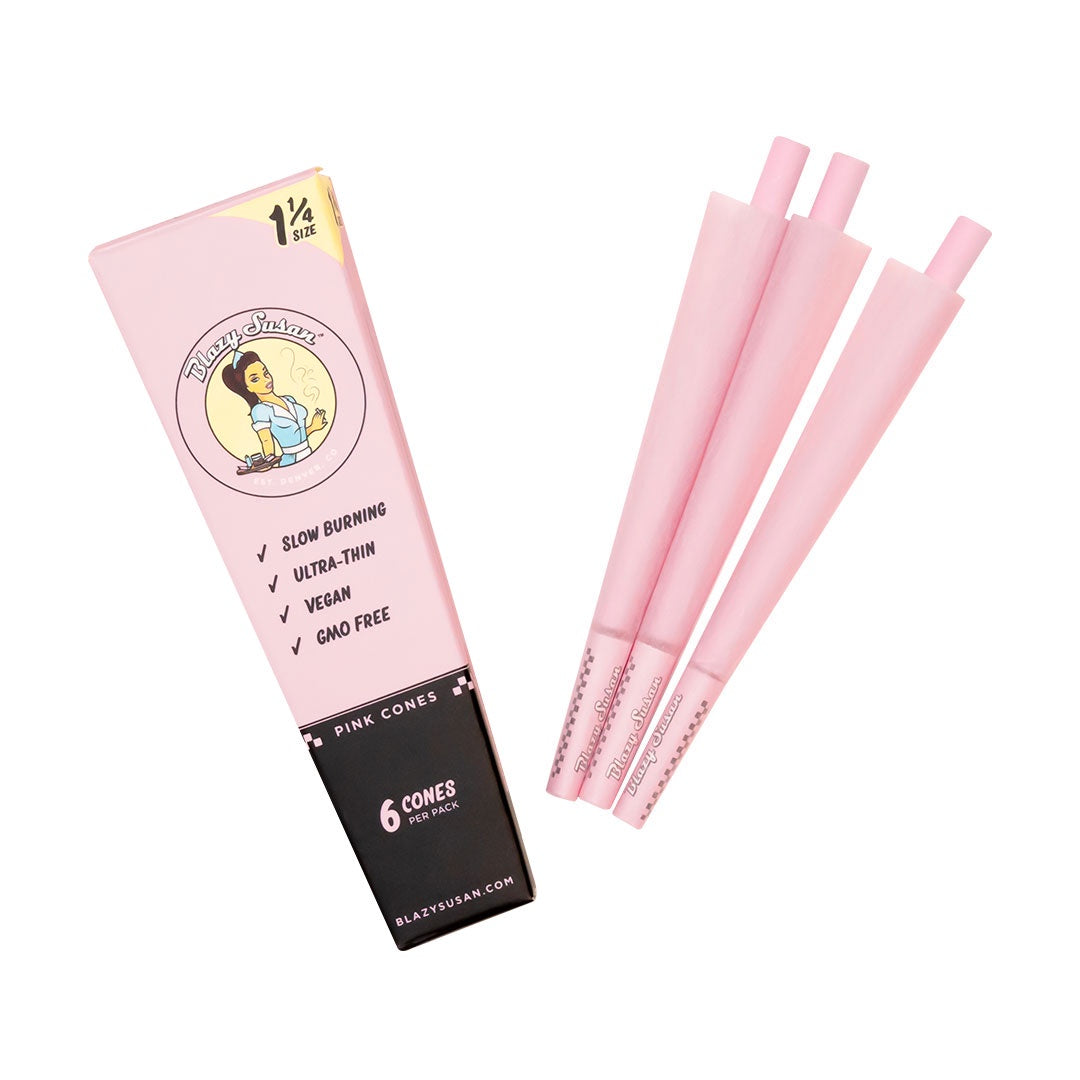 Blazy Susan Pink Cones 1.25 6pk from Blazy Susan at Elevate Evolution- Grab yours today for $4.99! 