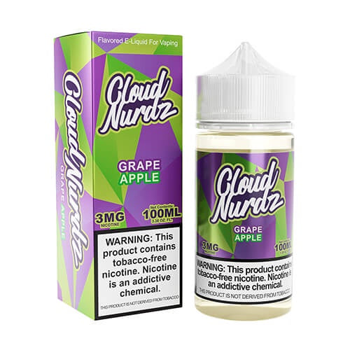 Cloud Nurdz Grape Apple 100ml from Cloud Nurdz at Elevate Evolution- Grab yours today for $22.99! 