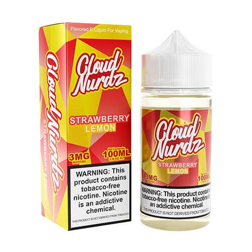 Cloud Nurdz Strawberry Lemon 100ml from Cloud Nurdz at Elevate Evolution- Grab yours today for $22.99! 