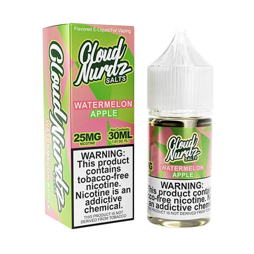 Cloud Nurdz Salts Watermelon Apple 30ml from Cloud Nurdz at Elevate Evolution- Grab yours today for $18.49! 