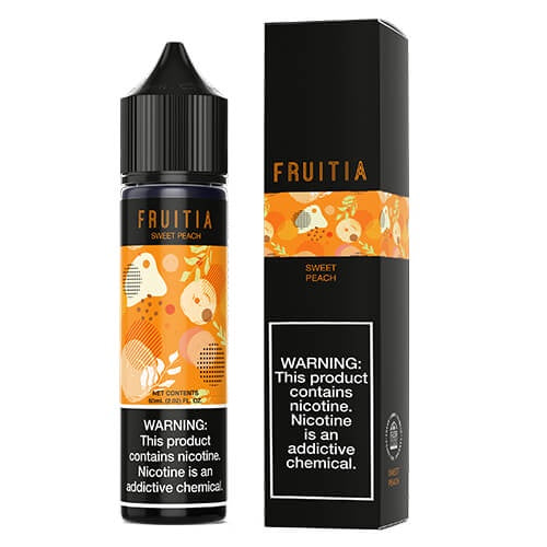 Fruitia Sweet Peach 60ml from Fruitia at Elevate Evolution- Grab yours today for $15.19! 