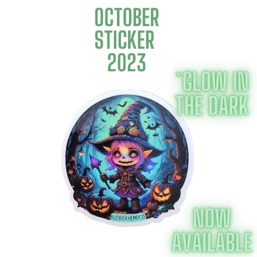 Bud Box Sticker- October 2023 from Bud Box at Elevate Evolution- Grab yours today for $1.49! 