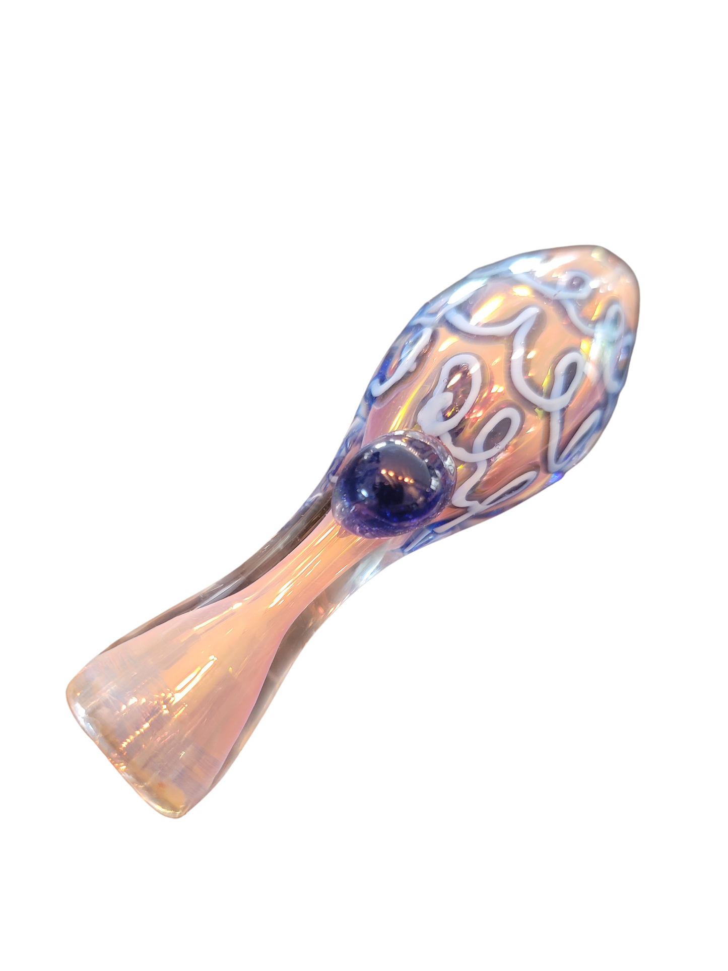 Round Belly Swirl Hand Pipe from Not specified at Elevate Evolution- Grab yours today for $6.99! 