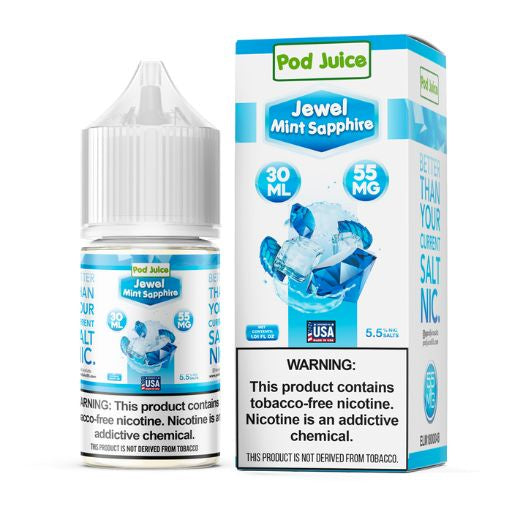 Pod Juice Jewel Mint Sapphire- 30ml from Pod Juice at Elevate Evolution- Grab yours today for $18.49! 