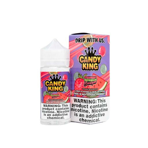 Candy King  Strawberry Watermelon Bubblegum 100ml from Candy King at Elevate Evolution- Grab yours today for $22.99! 