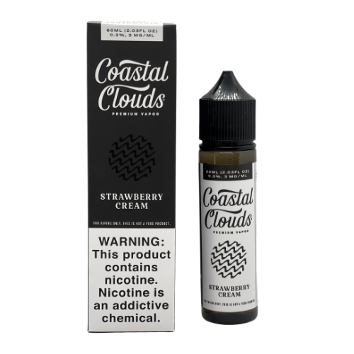 Coastal Clouds Strawberry Cream 60ml from Coastal Clouds at Elevate Evolution- Grab yours today for $18.99! 