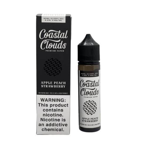 Coastal Clouds  Apple Peach Strawberry 60ml from Coastal Clouds at Elevate Evolution- Grab yours today for $18.99! 