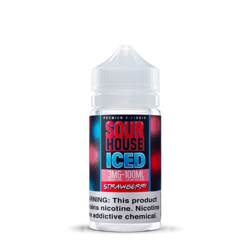 Sour House Iced 100ml- Strawberry