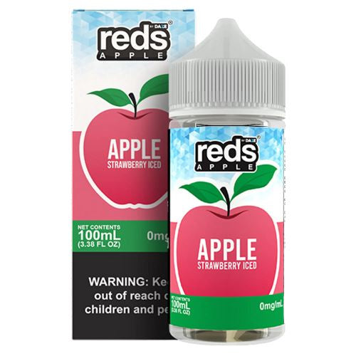 7 Daze Reds Apple Strawberry Iced 100ml from 7 Daze at Elevate Evolution- Grab yours today for $9.99! 